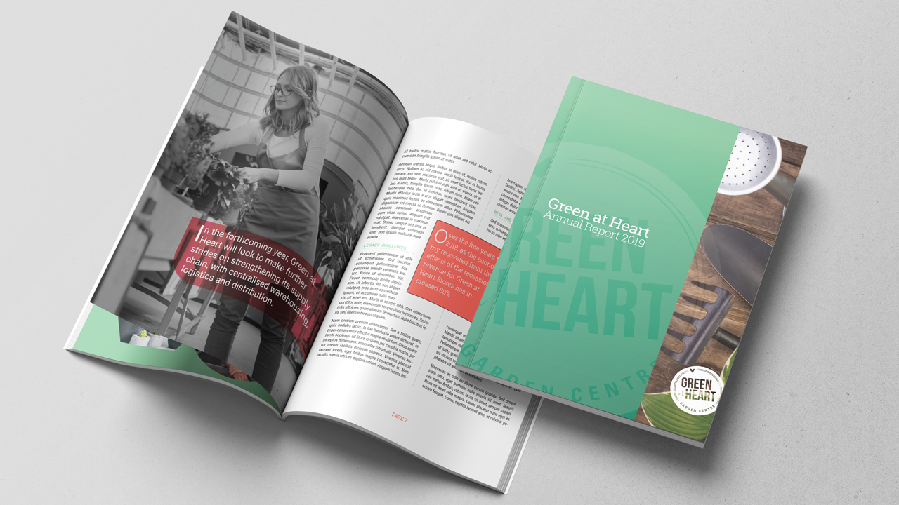 InDesign Annual Report Class Project